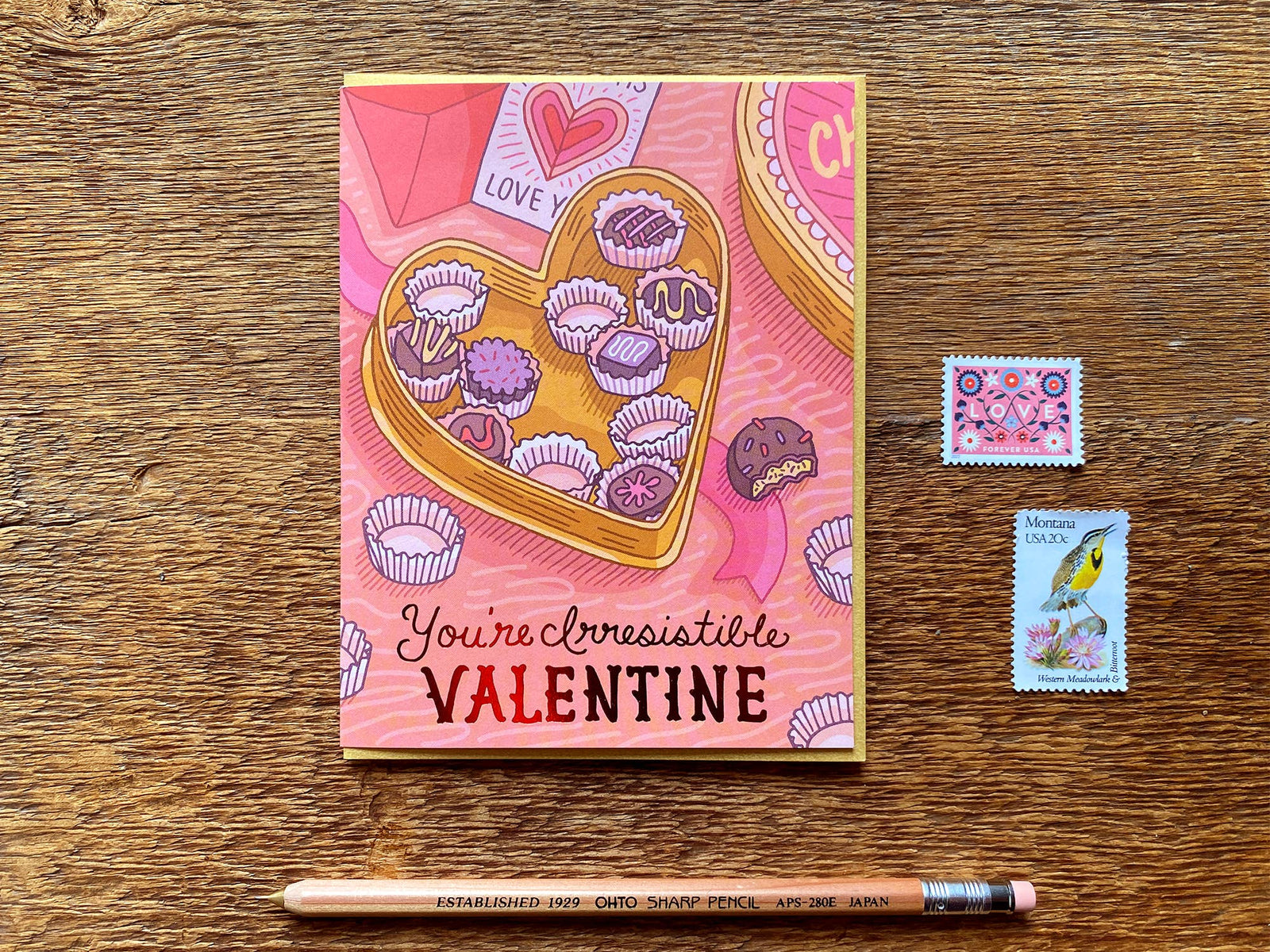 Irresistible Valentine Card Cards Noteworthy Paper & Press  Paper Skyscraper Gift Shop Charlotte