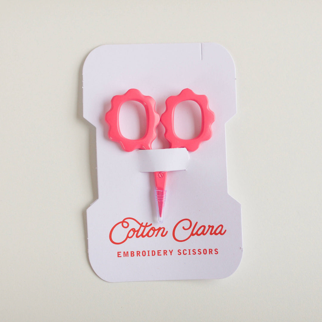 Mini Sunflower Embroidery Scissors: Turquoise