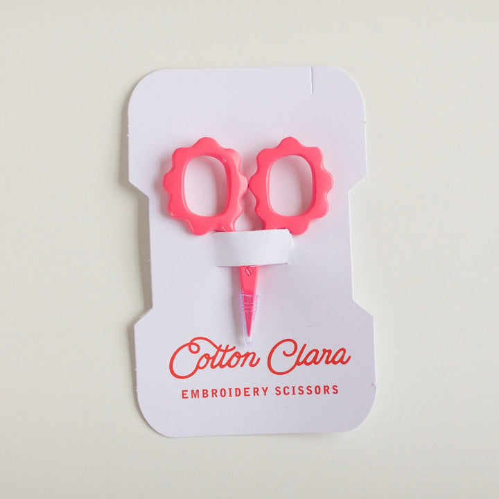 Mini Sunflower Embroidery Scissors: Turquoise