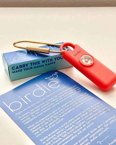 Personal Safety Alarm: Single | Metallic Rose Gold  She's Birdie  Paper Skyscraper Gift Shop Charlotte