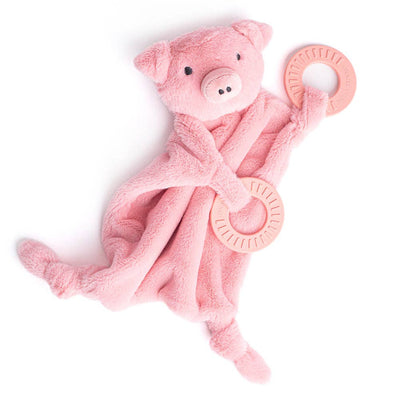 Teether Buddy Penny the Pig Baby Toys Bella Tunno Paper Skyscraper Gift Shop Charlotte