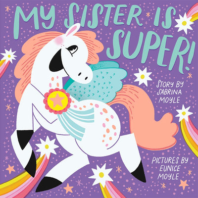 My Sister Is Super! by Hello!Lucky | Board Book BOOK Abrams  Paper Skyscraper Gift Shop Charlotte