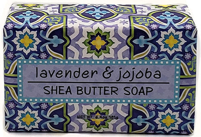 6.4oz Lavender & Jojoba Bar Soap Beauty Greenwich Bay Trading Co  Paper Skyscraper Gift Shop Charlotte