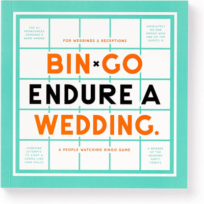 BM Bingo Book Bin-go Endure A Wedding