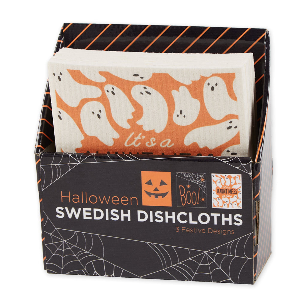 Spooky Swedish Dishcloth | Assorted Home & Garden Design Imports India Paper Skyscraper Gift Shop Charlotte