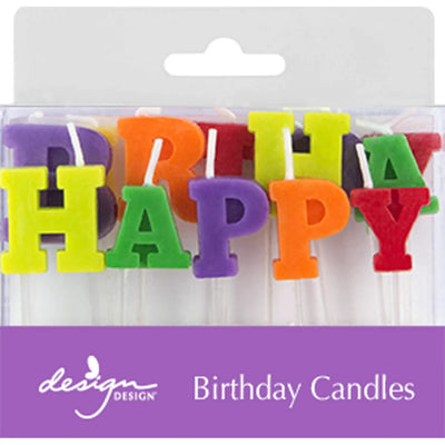 Happy Birthday Letters Candles Partyware Design Design  Paper Skyscraper Gift Shop Charlotte