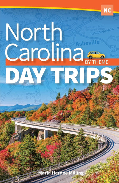 North Carolina Day Trips by Theme by Marla Hardee Milling | Paperback BOOK Ingram Books  Paper Skyscraper Gift Shop Charlotte