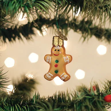 Mini Gingerbread Man Ornaments Old World Christmas  Paper Skyscraper Gift Shop Charlotte