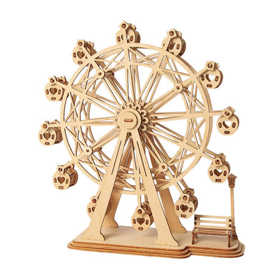 Ferris Wheel 3D Wooden Puzzle Arts & Crafts Robotime  Paper Skyscraper Gift Shop Charlotte