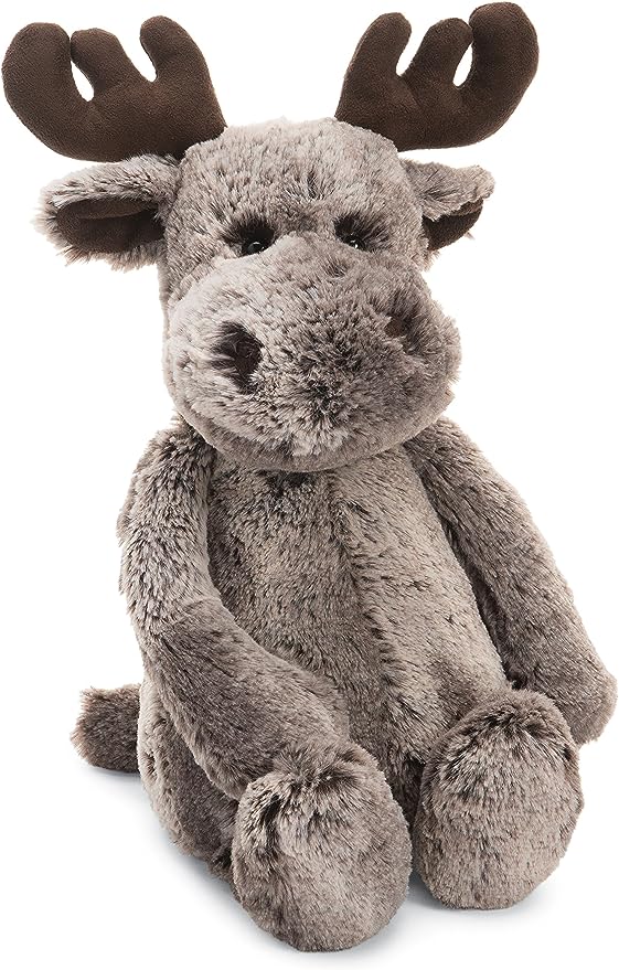 Bashful Marty Moose | Medium Stuffed Animals Jellycat  Paper Skyscraper Gift Shop Charlotte