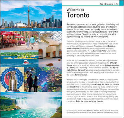 DK Eyewitness Top 10 Toronto 2023 | Paperback BOOK Penguin Random House  Paper Skyscraper Gift Shop Charlotte