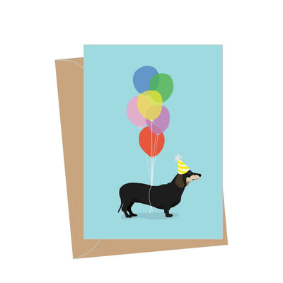 Mini Birthday Dachshund, Folded Enclosure Cards Cards Apartment 2 Cards  Paper Skyscraper Gift Shop Charlotte