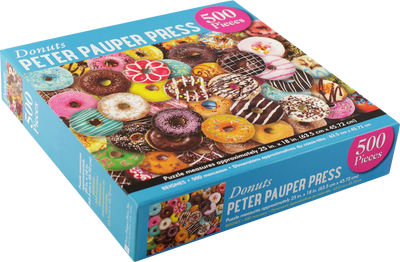 500 piece jigsaw puzzle | Donuts Puzzles Peter Pauper Press, Inc.  Paper Skyscraper Gift Shop Charlotte