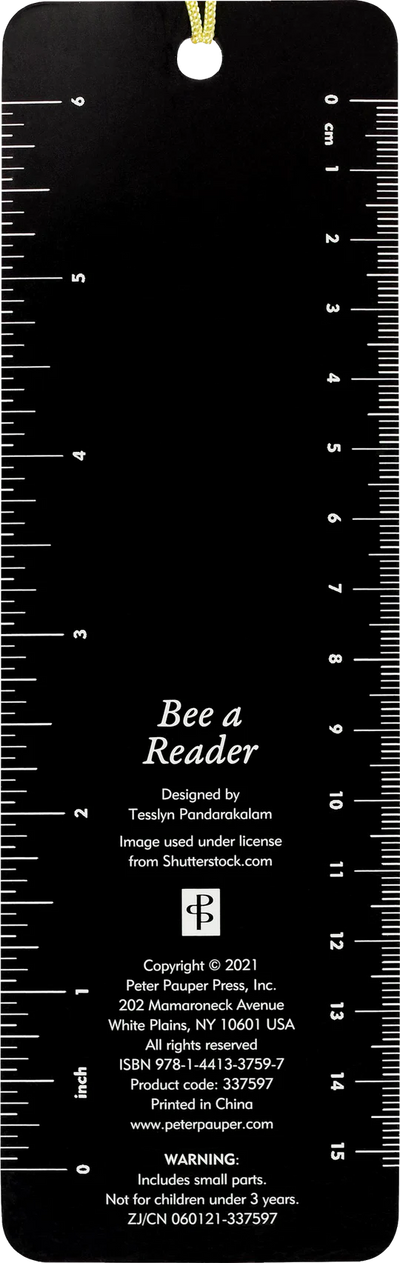 BEE A READER CHILDREN'S BOOKMARK Bookmarks Peter Pauper Press, Inc.  Paper Skyscraper Gift Shop Charlotte