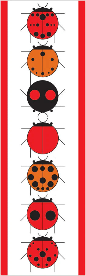 Charley Harper: Ladybug Sampler Bookmark Bookmarks Pomegranate  Paper Skyscraper Gift Shop Charlotte