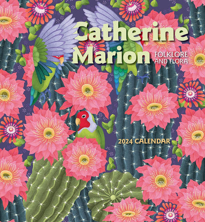 Catherine Marion Folklore and Flora 2024 Wall Calendar Calendars Pomegranate  Paper Skyscraper Gift Shop Charlotte