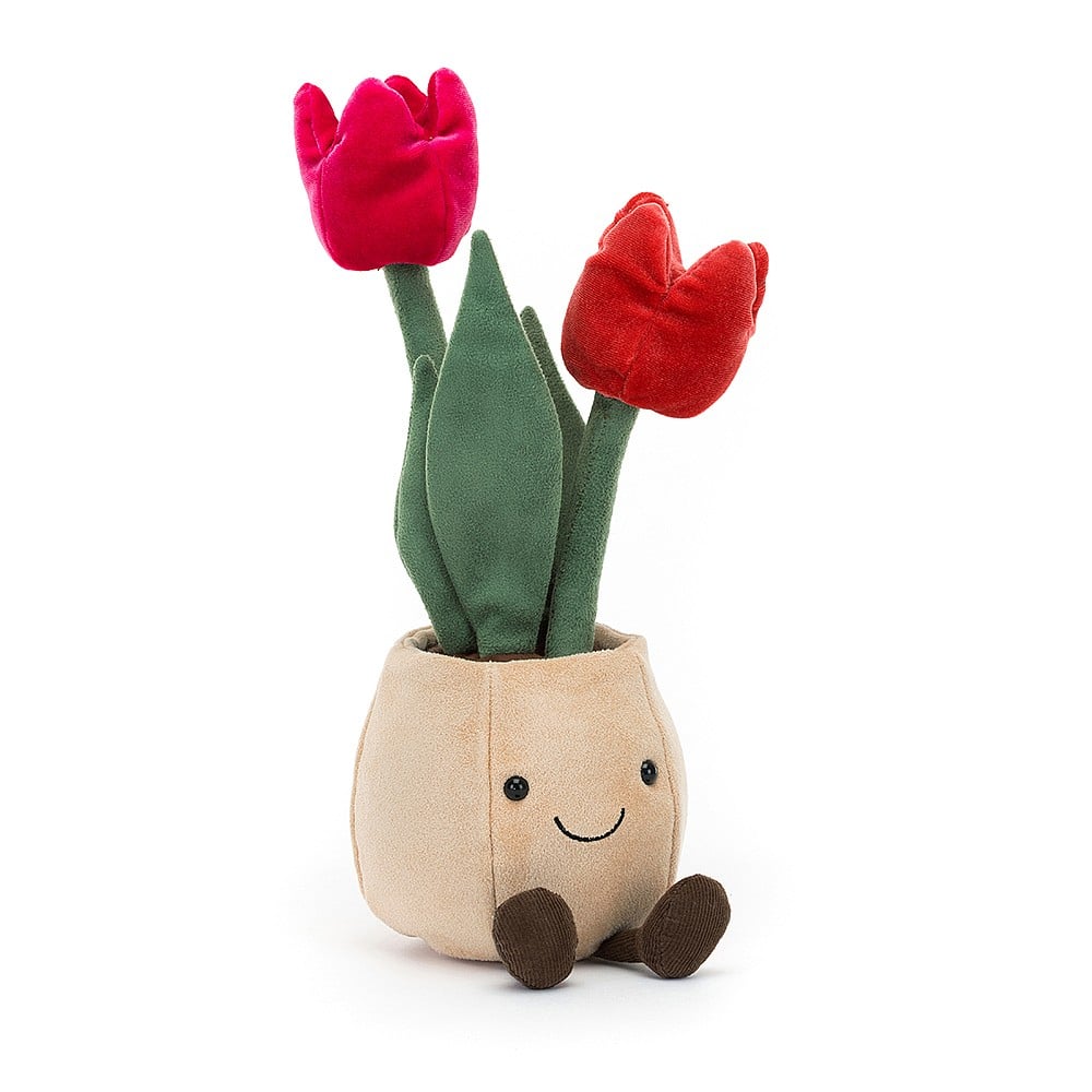 Tulip Pot Jellycat Plush Kids Toys- Stuffed Animals Jellycat Paper Skyscraper Gift Shop Charlotte