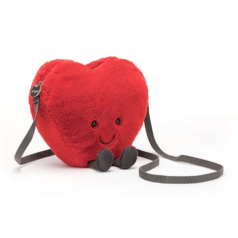 Amuseable Heart Bag Stuffed Animals Jellycat  Paper Skyscraper Gift Shop Charlotte