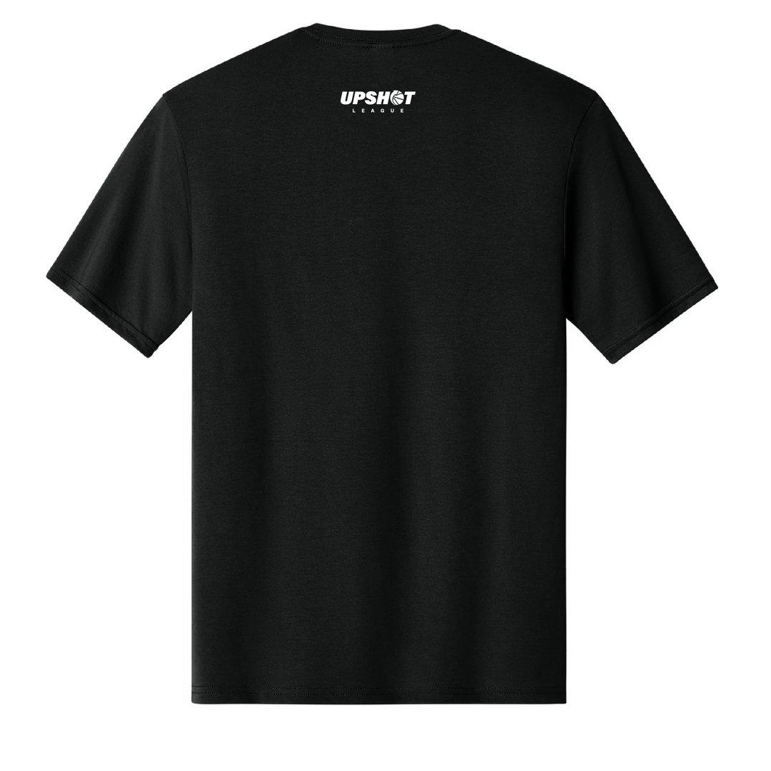 Charlotte Crown District Black Triblend Logo Tee - Large