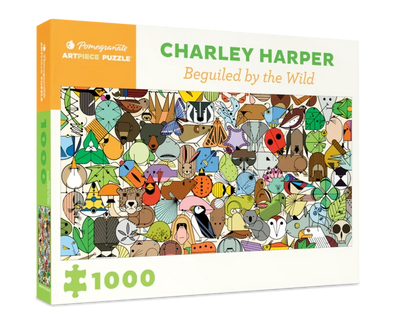 1000 Piece Jigsaw Puzzle | Charley Harper: Beguiled by the Wild Jigsaw Puzzles Pomegranate  Paper Skyscraper Gift Shop Charlotte