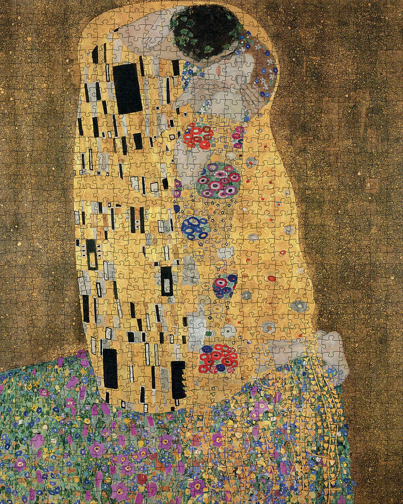 1000 Piece Jigsaw Puzzle | Klimt: The Kiss Jigsaw Puzzles Pomegranate  Paper Skyscraper Gift Shop Charlotte