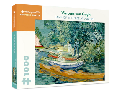 1000 Piece Jigsaw Puzzle | Vincent van Gogh Bank of the Oise at Auvers | 1000 Piece Puzzle Puzzles Pomegranate  Paper Skyscraper Gift Shop Charlotte