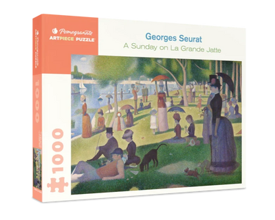 1000 Piece Jigsaw Puzzle | Georges Seurat A Sunday on La Grande Jatte Puzzles Pomegranate  Paper Skyscraper Gift Shop Charlotte