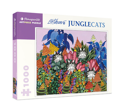 1000 Piece Jigsaw Puzzle | B. Kliban Jungle Cats | 1000 Piece Puzzle Puzzles Pomegranate  Paper Skyscraper Gift Shop Charlotte