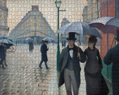 1000 Piece Jigsaw Puzzle | Gustave Caillebotte Paris Street Rainy Day Puzzles Pomegranate  Paper Skyscraper Gift Shop Charlotte