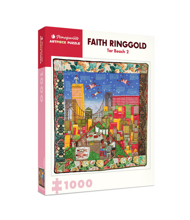 1000 Piece Jigsaw Puzzle | Faith Ringgold Tar Beach II Puzzles Pomegranate  Paper Skyscraper Gift Shop Charlotte