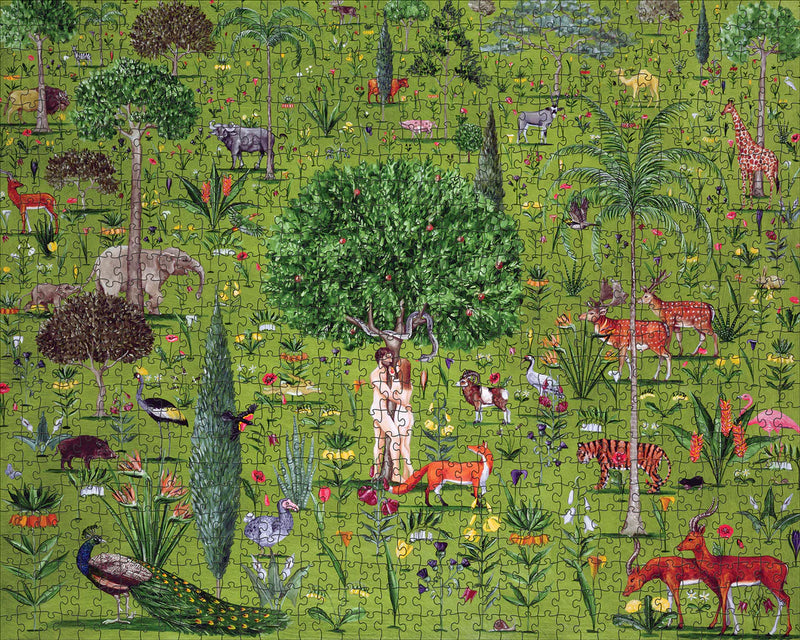 1000 Piece Jigsaw Puzzle | Rebecca Campbell The Garden of Eden Puzzles Pomegranate  Paper Skyscraper Gift Shop Charlotte