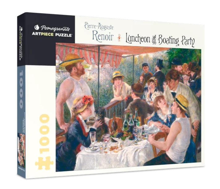 1000 Piece Jigsaw Puzzle | Pierre-Auguste Renoir Luncheon of the Boating Party Puzzles Pomegranate  Paper Skyscraper Gift Shop Charlotte
