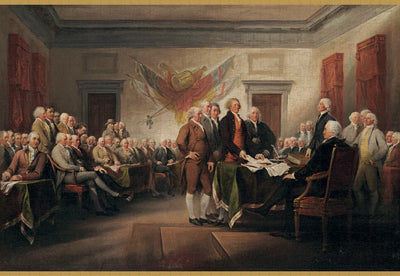 1000 Piece Jigsaw Puzzle | John Trumbull The Declaration of Independence Puzzles Pomegranate  Paper Skyscraper Gift Shop Charlotte
