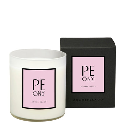 Peony Boxed Candle Candles Archipelago  Paper Skyscraper Gift Shop Charlotte