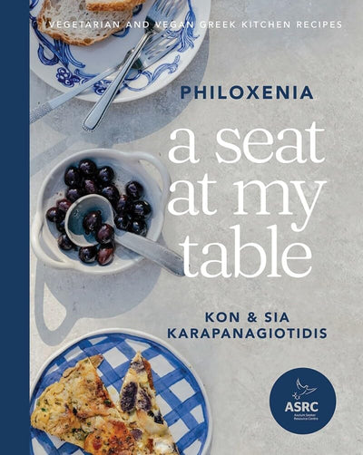 A Seat at My Table: Philoxenia: Vegetarian and Vegan Greek Kitchen Recipes BOOK Chronicle  Paper Skyscraper Gift Shop Charlotte