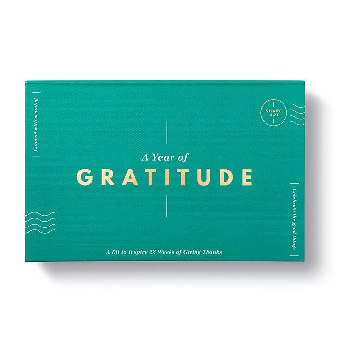 A Year of Gratitude | Notecard Kit Stationery Compendium  Paper Skyscraper Gift Shop Charlotte