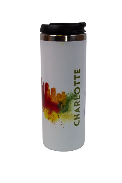 Abstract Insulated Travel Mug Charlotte