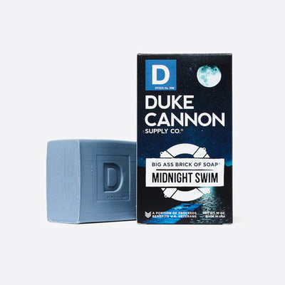Big Ass Brick Of Soap- Midnight Swim  Duke Cannon  Paper Skyscraper Gift Shop Charlotte