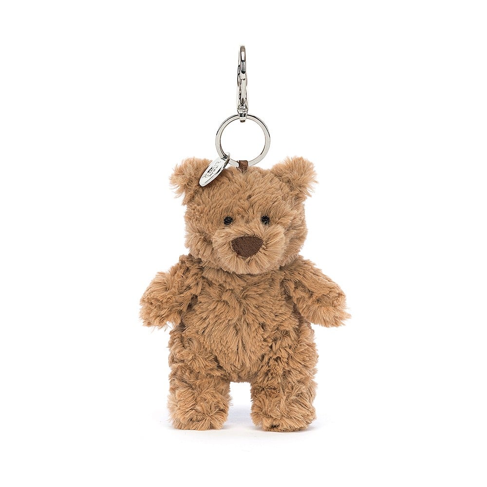 Bartholomew Bear Bag Charm Stuffed Animals Jellycat  Paper Skyscraper Gift Shop Charlotte