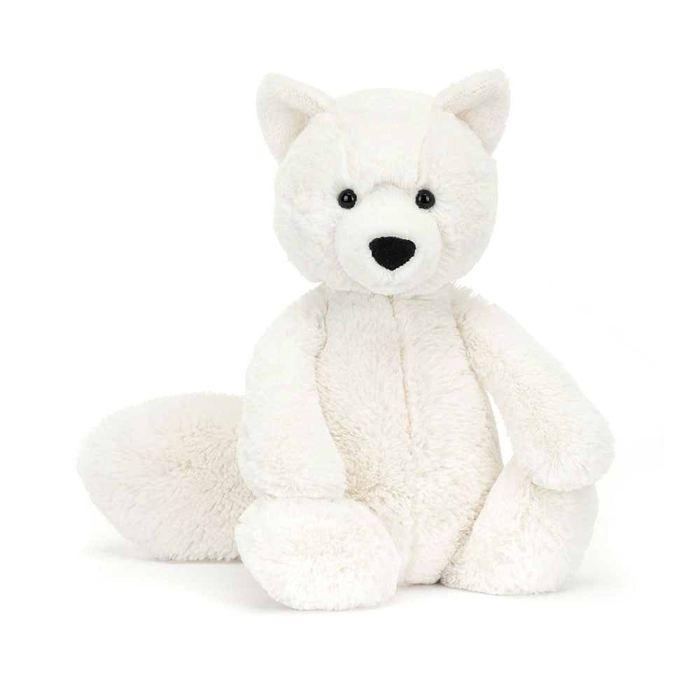 Bashful Arctic Fox Original  Jellycat  Paper Skyscraper Gift Shop Charlotte