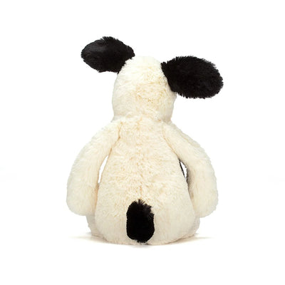 Bashful Black & Cream Puppy | Medium Stuffed Animals Jellycat  Paper Skyscraper Gift Shop Charlotte