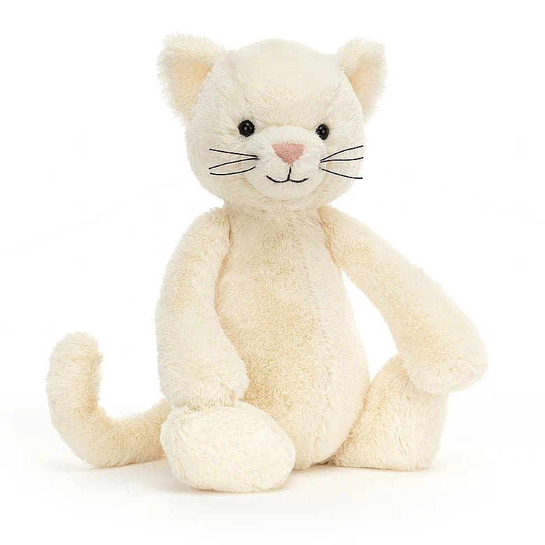 Bashful Cream Kitten | Medium Stuffed Animals Jellycat  Paper Skyscraper Gift Shop Charlotte