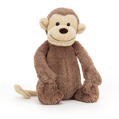 Bashful Monkey | Medium Stuffed Animals Jellycat  Paper Skyscraper Gift Shop Charlotte