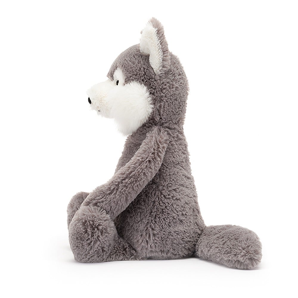 Bashful Wolf | Medium Stuffed Animals Jellycat  Paper Skyscraper Gift Shop Charlotte