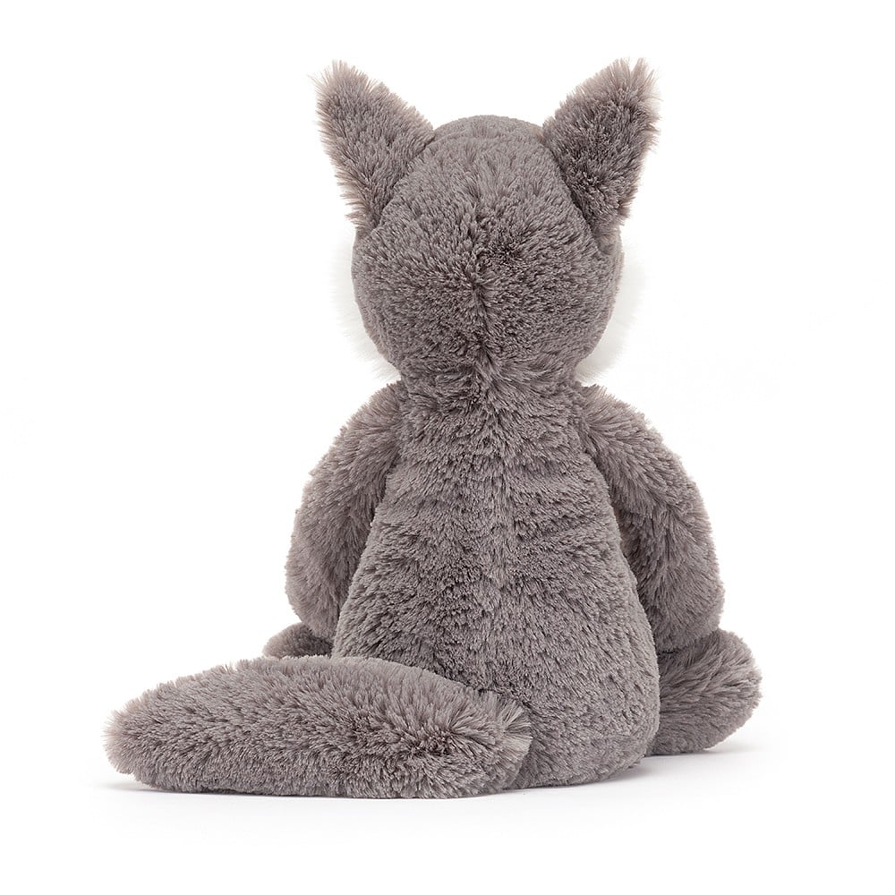 Bashful Wolf | Medium Stuffed Animals Jellycat  Paper Skyscraper Gift Shop Charlotte