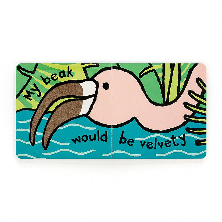 If I Were A Flamingo by Jellycat | Board Book BOOK Jellycat  Paper Skyscraper Gift Shop Charlotte