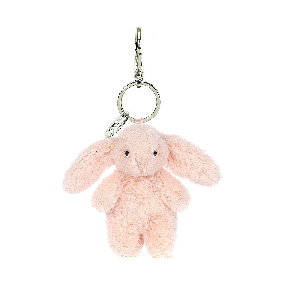 Bashful Blush Bunny Bag Charm BOOK Jellycat  Paper Skyscraper Gift Shop Charlotte