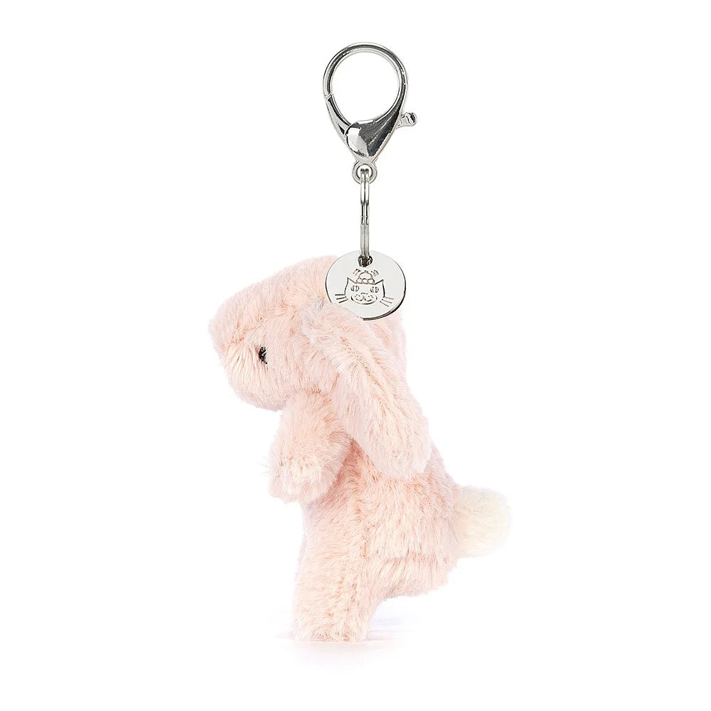 Bashful Blush Bunny Bag Charm BOOK Jellycat  Paper Skyscraper Gift Shop Charlotte