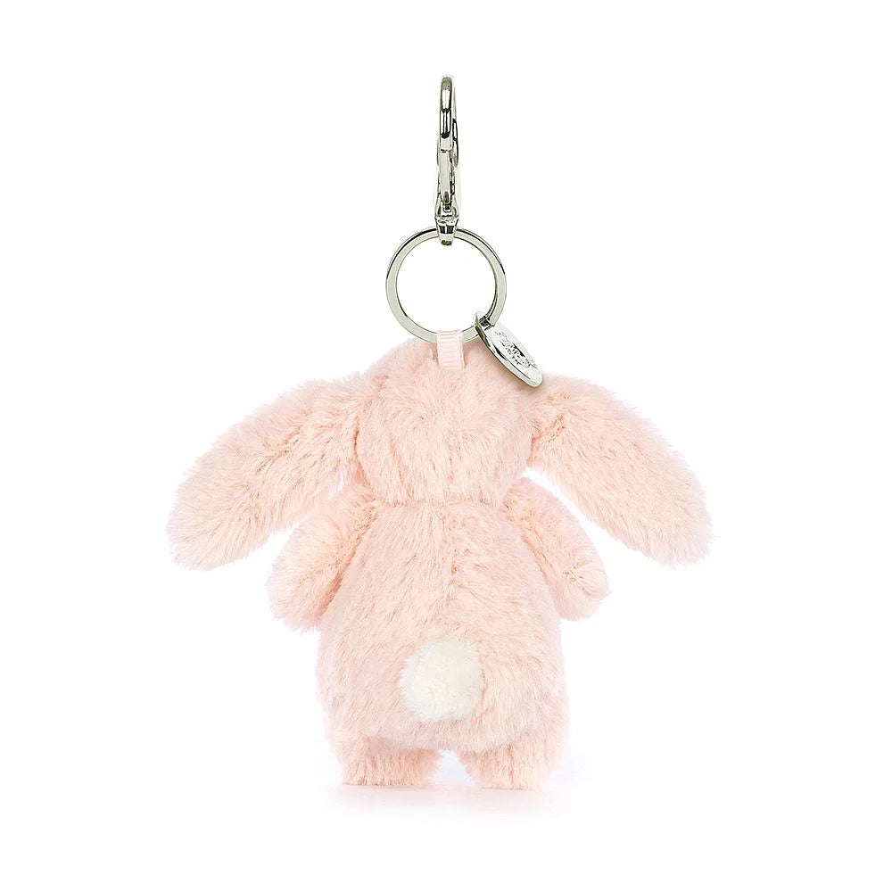 Bashful Blush Bunny Bag Charm BOOK Jellycat  Paper Skyscraper Gift Shop Charlotte