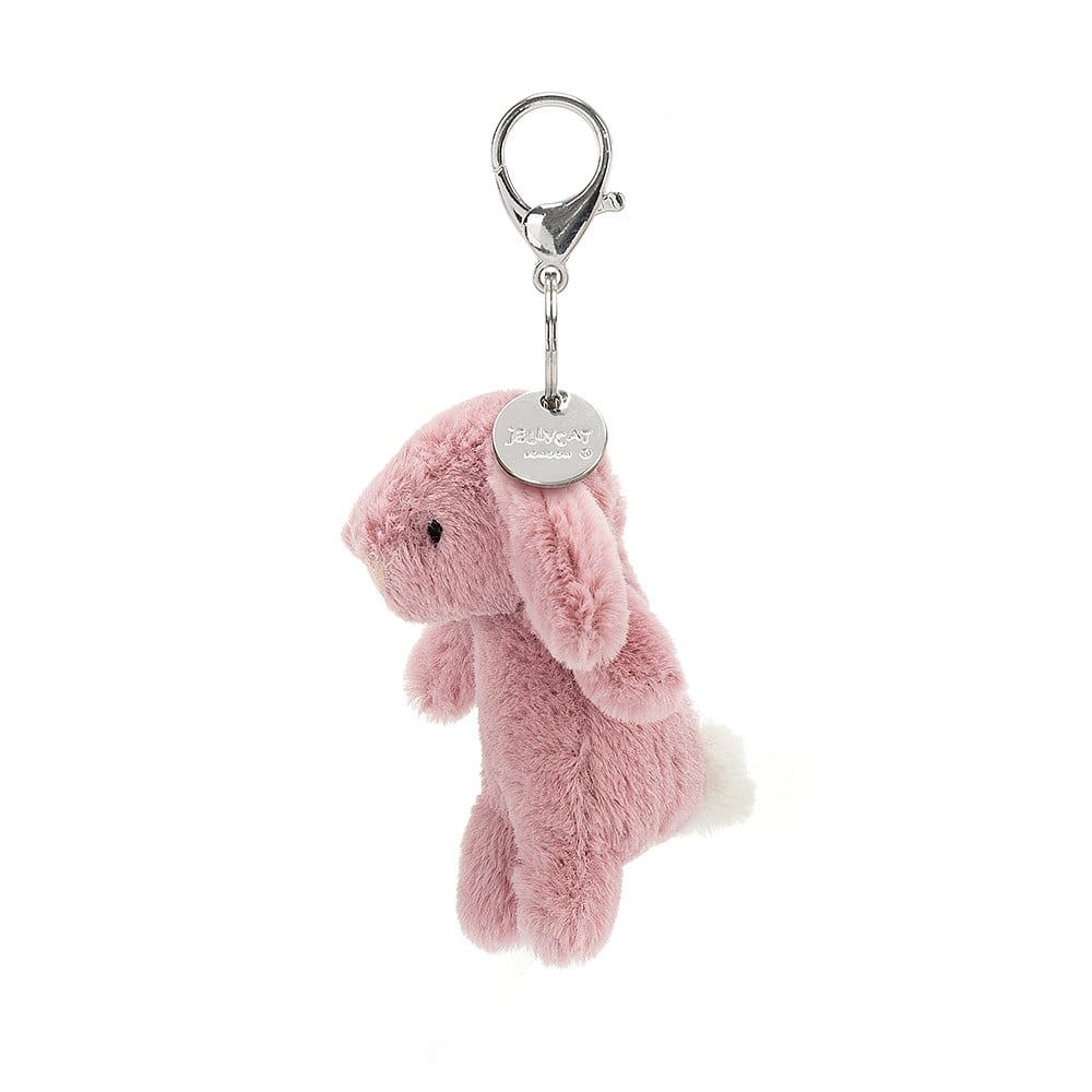 Bashful Tulip Bunny Bag Charm BOOK Jellycat  Paper Skyscraper Gift Shop Charlotte